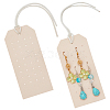 Imitation Leather Earring Organizer Hanging Display Cards for Stud Earrings AJEW-WH0401-52-1