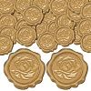 CRASPIRE 100Pcs Adhesive Wax Seal Stickers DIY-CP0010-70D-1