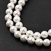 Electroplated Shell Pearl Beads Strands BSHE-K017-5mm-3