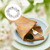 Acrylic Beaeded Napkin Rings AJEW-FH00003-7