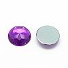 Acrylic Rhinestone Flat Back Cabochons GACR-Q008-8mm-13-2