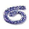 Electroplated Glass Beads Strands GLAA-G092-A-06-3