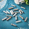 30Pcs 3 Colors Rack Plating Aluminum Beads ALUM-TA0001-04-7