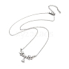 201 Stainless Steel Cable Chain Necklaces NJEW-L124-017P-2