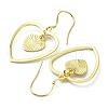 Rack Plating Brass Dnagle Earrings KK-C029-07G-2
