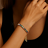 3Pcs 3 Colors Brass Pave Cubic Zirconia Beads Slider Bracelets for Women BJEW-GO0001-07-5