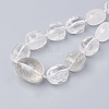 Natural Quartz Crystal Graduated Beaded Necklaces NJEW-S410-13-2