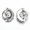 Tibetan Style Alloy Pendants TIBE-S323-045AS-RS-2