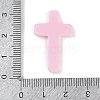 Cross Resin Cabochons RESI-Q014-04D-3