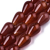 Natural Carnelian Beads Strands X-G-N326-74-1