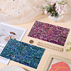 Gorgecraft 2 Sheets 2 Colors Plastic Abalone Shell Paper DIY-GF0007-62-3