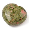 Natural Unakite Thumb Massage Stone G-I367-06L-2