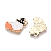 Halloween Theme Rack Plating Alloy Enamel Pendants ENAM-N056-360-2