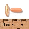 Painted Glass Beads GLAA-C037-01J-3