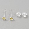 Resin Stud Earring Finding RESI-WH20001-08I-1