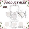 4Pcs 304 Stainless Steel and Brass Bracelets Making BJEW-PH01793-2