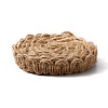 Braided Burlap Ribbon OCOR-WH0073-76-2