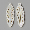 Natural Freshwater Shell Pendants SHEL-N026-82-2