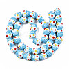 Handmade Bumpy Lampwork Beads Strands LAMP-N021-030-3