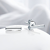 Stick S925 Sterling Silver Stud Earrings LA7874-1