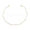 Brass Textured Wavy Open Cuff Bangle Making KK-U020-16G-1