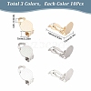 30Pcs 3 Colors 304 Stainless Steel Clip on Earring Pads STAS-SC0004-27-2