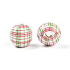 Easter Theme Printed Wood Beads WOOD-T032-22C-2