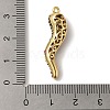 Rack Plating Brass Micro Pave Cubic Zirconia Pendant KK-A229-03F-G-3