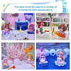 AHADERMAKER 12Pcs 4 Styles Mermaid Resin Display Decorations DJEW-GA0001-45-6