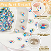 56Pcs 4 Styles Glass Rhinestone Cabochons RGLA-BBC0001-02-6