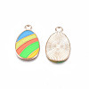 Alloy Enamel Pendants ENAM-S115-157-3