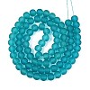 Baking Paint Transparent Glass Bead Strands GLAA-S031-10mm-37-2