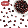 100Pcs Transparent Crackle Glass Bead Strands GLAA-YW0004-46B-1