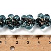 Handmade Dichroic Foil Glass Beads Strands DICH-U001-04E-4