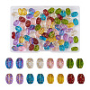 Cheriswelry 96Pcs 8 Colors Transparent Glass Beads Strands GLAA-CW0001-04-11