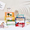 6Pcs 6 Colors 3 Sizes 6-Tier Acrylic Jewelry Display Riser Shelf ODIS-WH0025-124-2