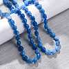 Natural Dyed Malaysia Jade Tumble Stone Nuggets Beaded Long Necklaces for Women NJEW-F340-A06-3