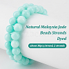 Olycraft 2 Strands Natural Malaysia Jade Beads Strands G-OC0005-13B-4