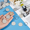 DIY Stainless Steel Keychain Making Kits DIY-OC0014-11A-3