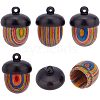 Spray Painted Wooden Acorn Box Jewelry Pendants FIND-WH0143-46-1