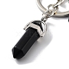 Natural Obsidian Keychain KEYC-M022-05I-3