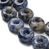 Natural Blue Spot Jasper Beads Strands G-P536-A11-01-4