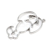 Zinc Alloy Open Back Bezel Pendants PALLOY-D580-05P-B-2