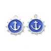 Eco-Friendly Stainless Steel Enamel Pendants STAS-C031-02P-01-1