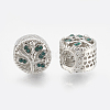 Alloy Rhinestone Beads PALLOY-T048-24P-01-2