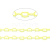 Spray Painted Brass Heart Link Chains CHC-M021-05C-2