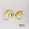 Fashionable Cute Flat Round Earrings for Hot Personalized Matching WX1077-23-1