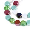 Electroplate Glass Beads Strands EGLA-N022-03A-A05-3
