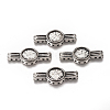 Tibetan Style Alloy Multi-strand Connector Cabochon Settings X-TIBE-Q043-07AS-FF-2