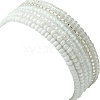 Glass Seed Beaded Stretch Bracelet Sets BJEW-MZ00101-02-5